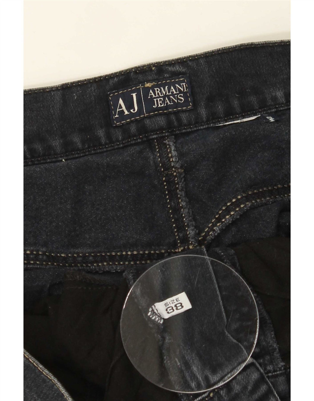 Armani Ανδρικό ίσιο τζιν W38 L27 Navy Blue