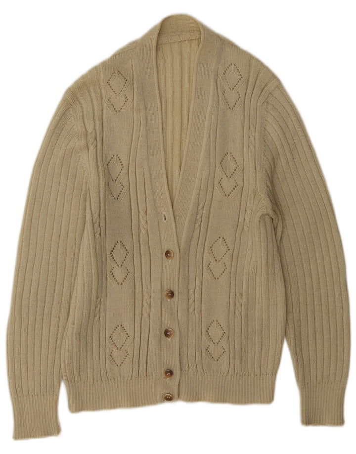 Vintage Γυναικεία Ζακέτα UK 16 Large Beige