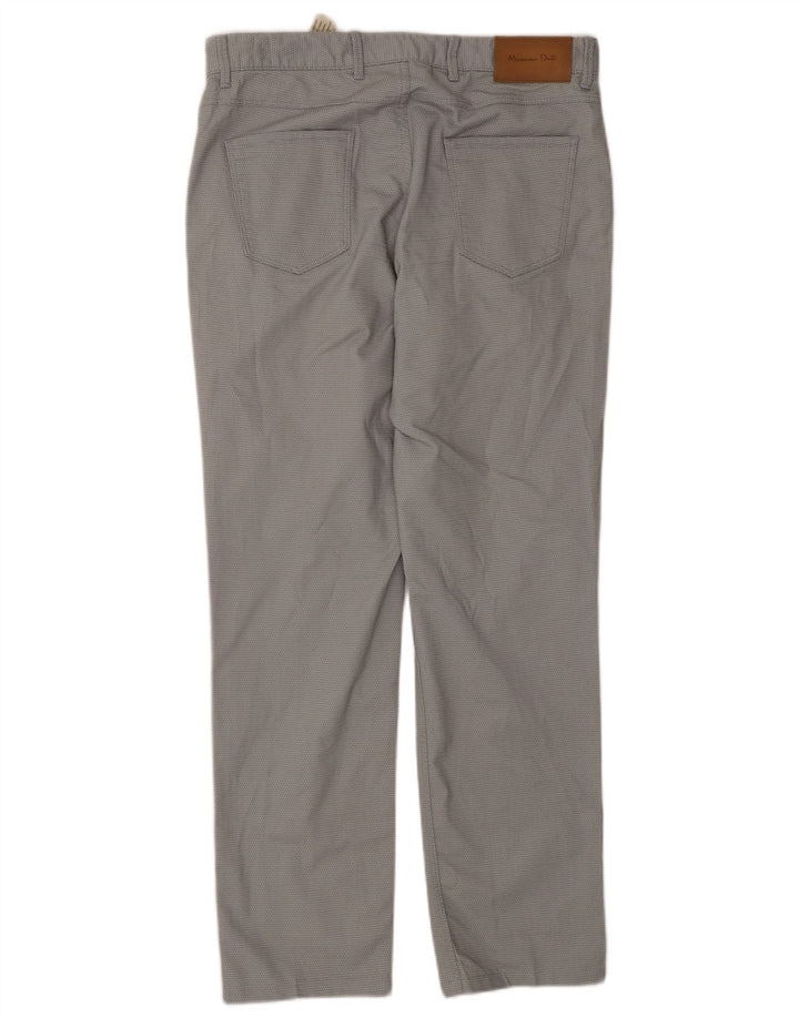 Ανδρικό παντελόνι Chino Massimo Dutti EU 40 Medium W31 L30 με γκρι στίγματα