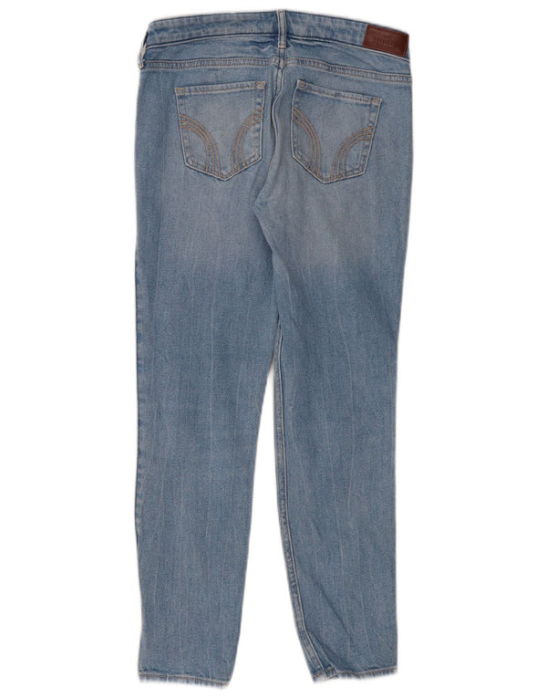 HOLLISTER Γυναικείο τζιν χαμηλομέσης κομμένο US 3 Small W26 L26 Blue