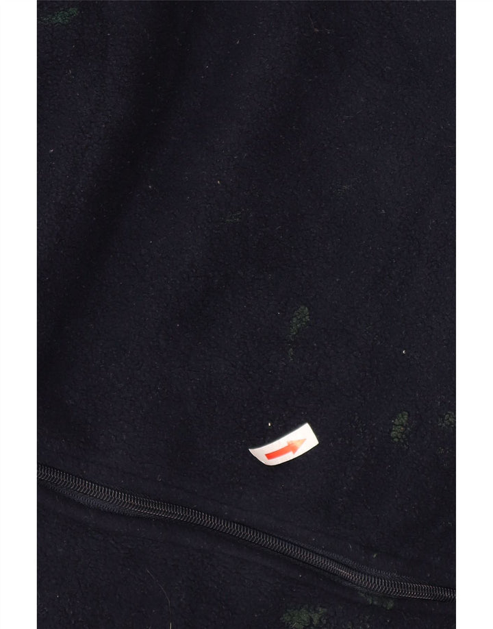 Reebok Ανδρικό Fleece Jacket UK 40 Large Navy Blue Polyester