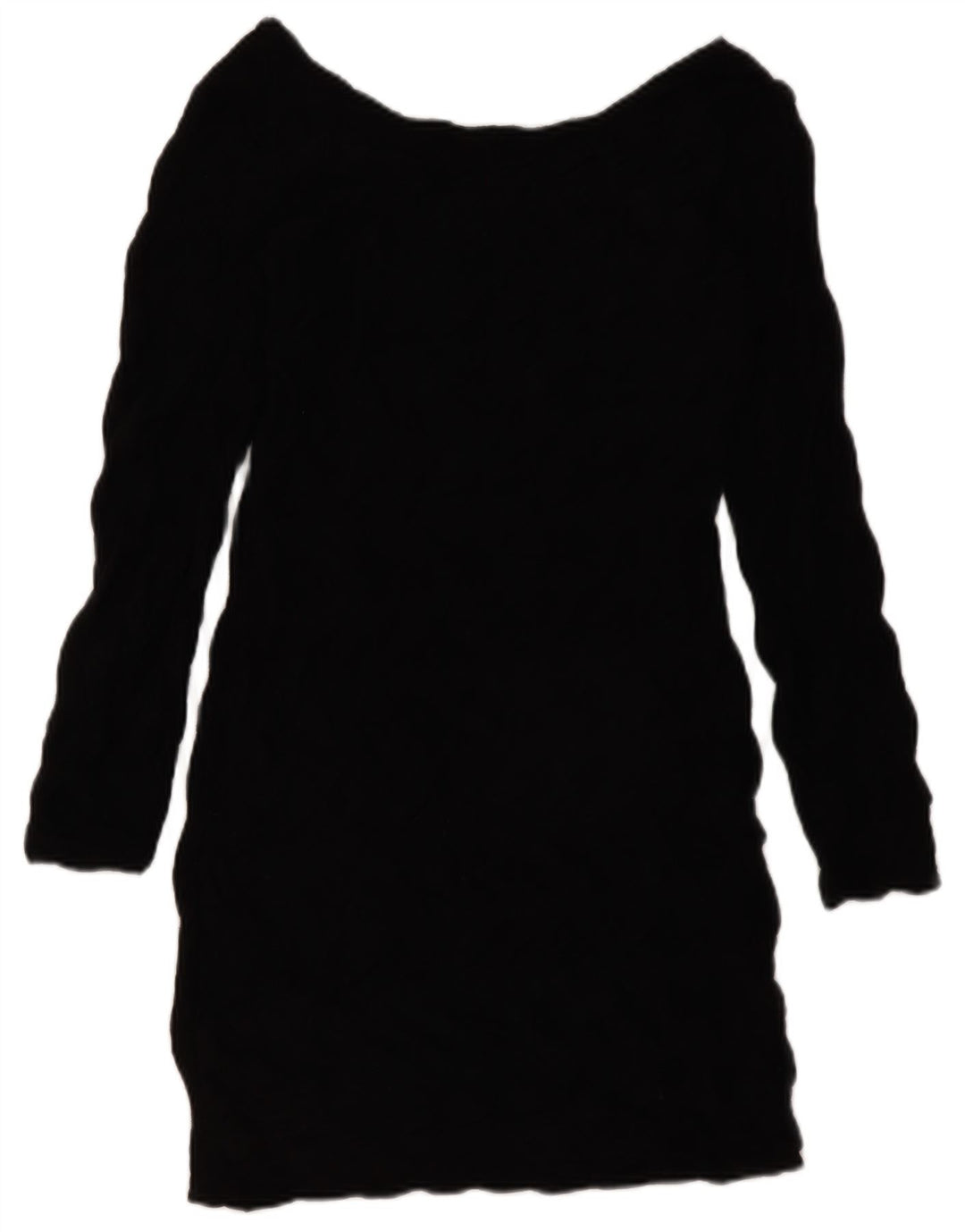 Γυναικείο μακρυμάνικο φόρεμα ZARA UK 14 Large Μαύρο