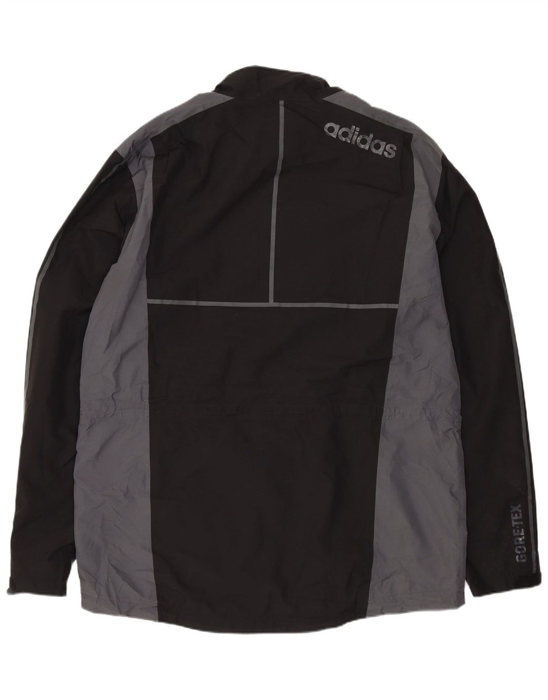 Ανδρικό γραφικό τζάκετ ADIDAS Windbreaker UK 42 XL Black Colourblock