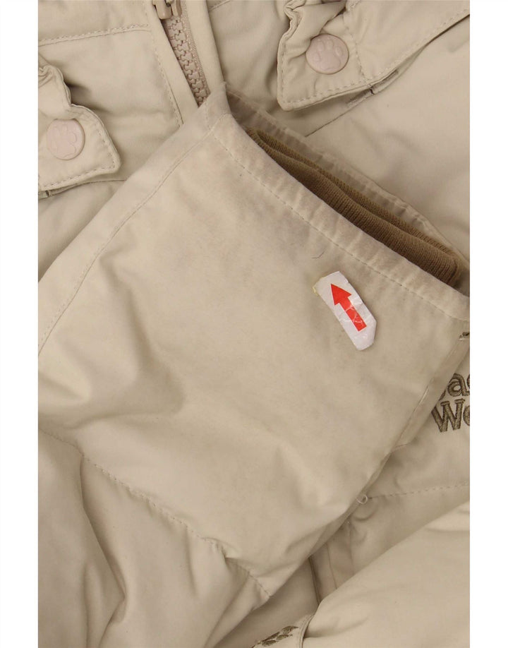 Jack Wolfskin γυναικείο μπουφάν με κουκούλα UK 10 Small Beige Polyamide