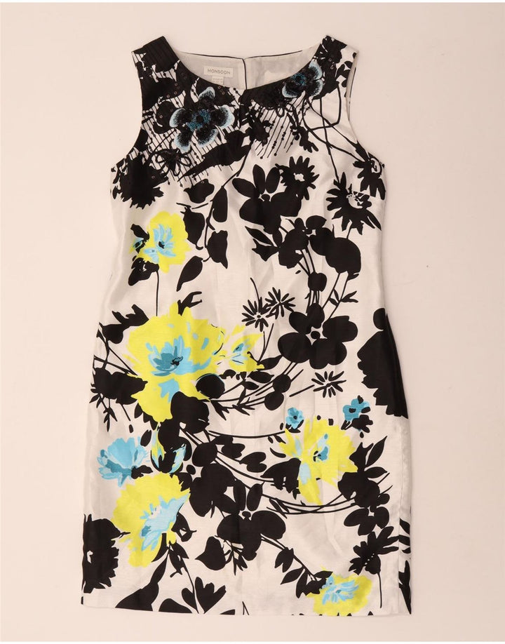 Γυναικείο αμάνικο φόρεμα Monsoon UK 14 Medium πολύχρωμο Floral
