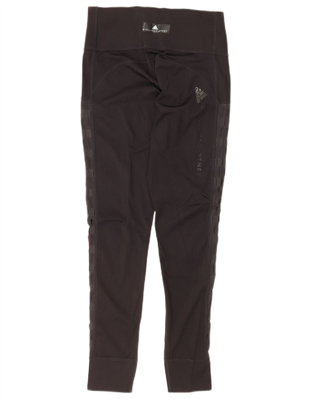 Γυναικεία γραφικά κολάν ADIDAS Stella McCartney UK 8 μικρά μαύρα ριγέ