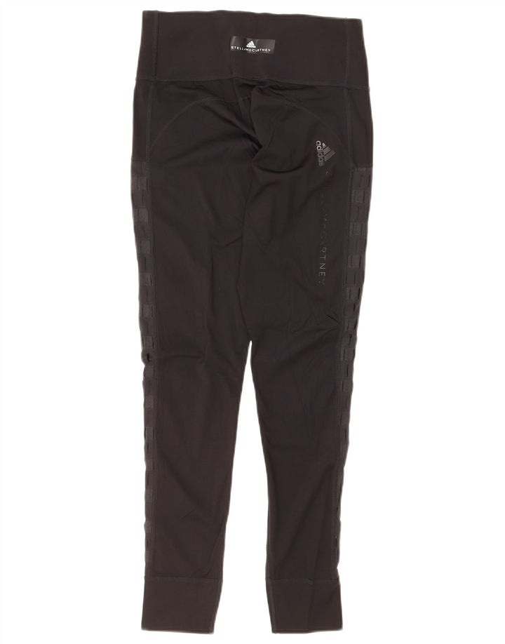 Γυναικεία γραφικά κολάν ADIDAS Stella McCartney UK 8 μικρά μαύρα ριγέ