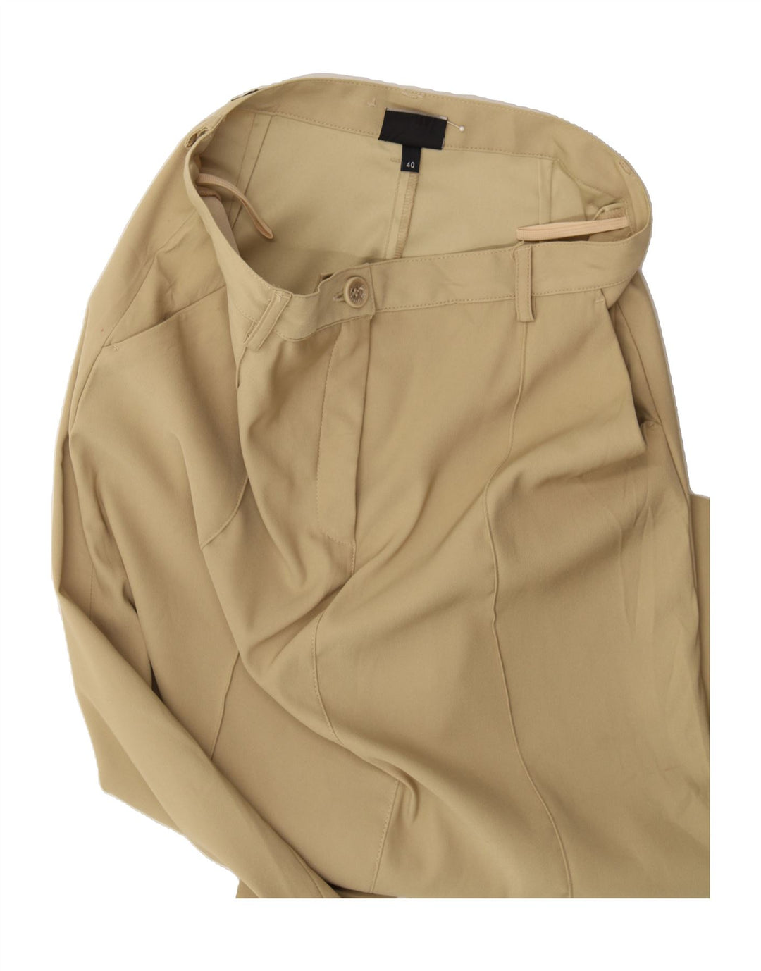 TRUSSARDI Womens Straight Skirt IT 40 Small W28 Beige Polyester Vintage Trussardi and Second-Hand Trussardi from Messina Hembry 