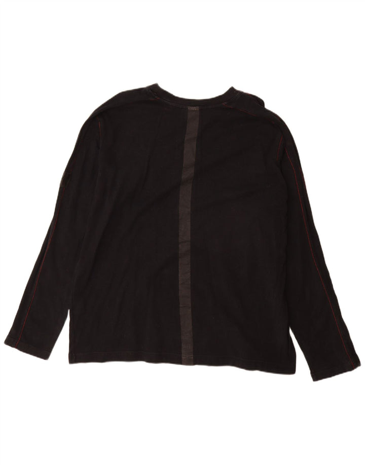 Ανδρικό γραφικό τοπ Murphy & Nye μακρυμάνικο 2XL μαύρο βαμβακερό