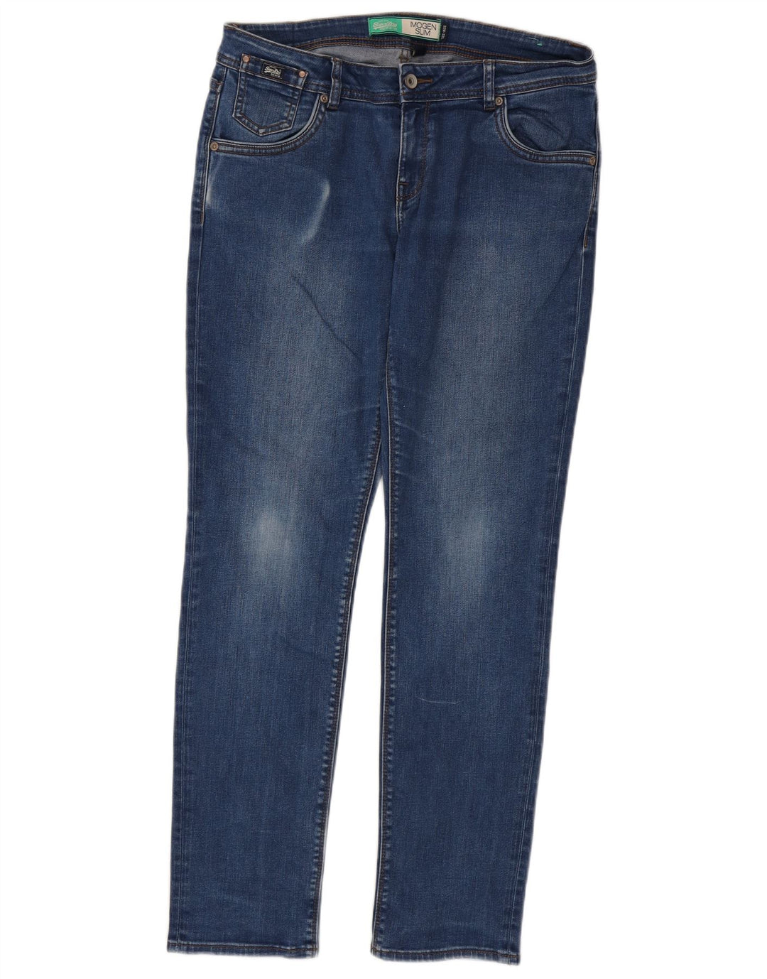 Superdry Γυναικείο Imogen Slim Jeans W32 L32 Μπλε βαμβακερό