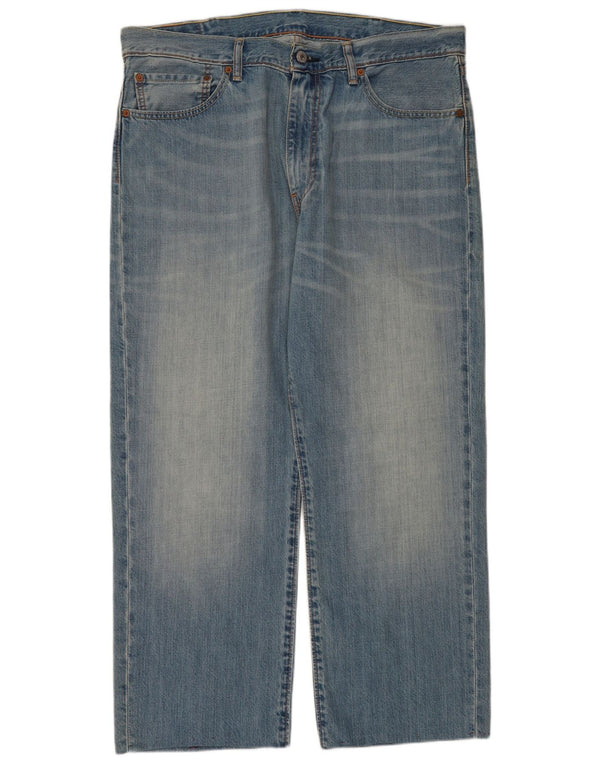 LEVI'S Γυναικείο 751 Crop Straight Jeans W38 L26 Μπλε Βαμβακερό