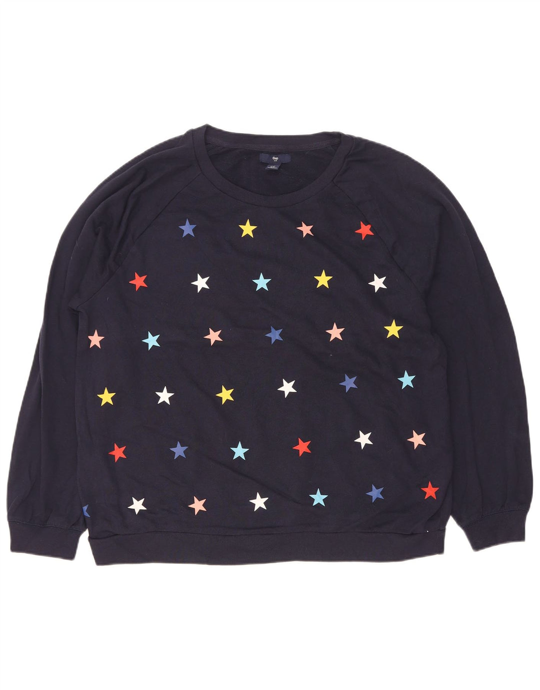 Γυναικεία φούτερ Gap Abstract Pattern Jumper UK 18 XL Navy Blue Cotton