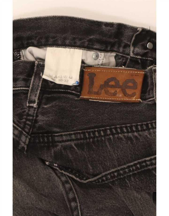 Lee Mens Straight Jeans W30 L32 Μαύρο