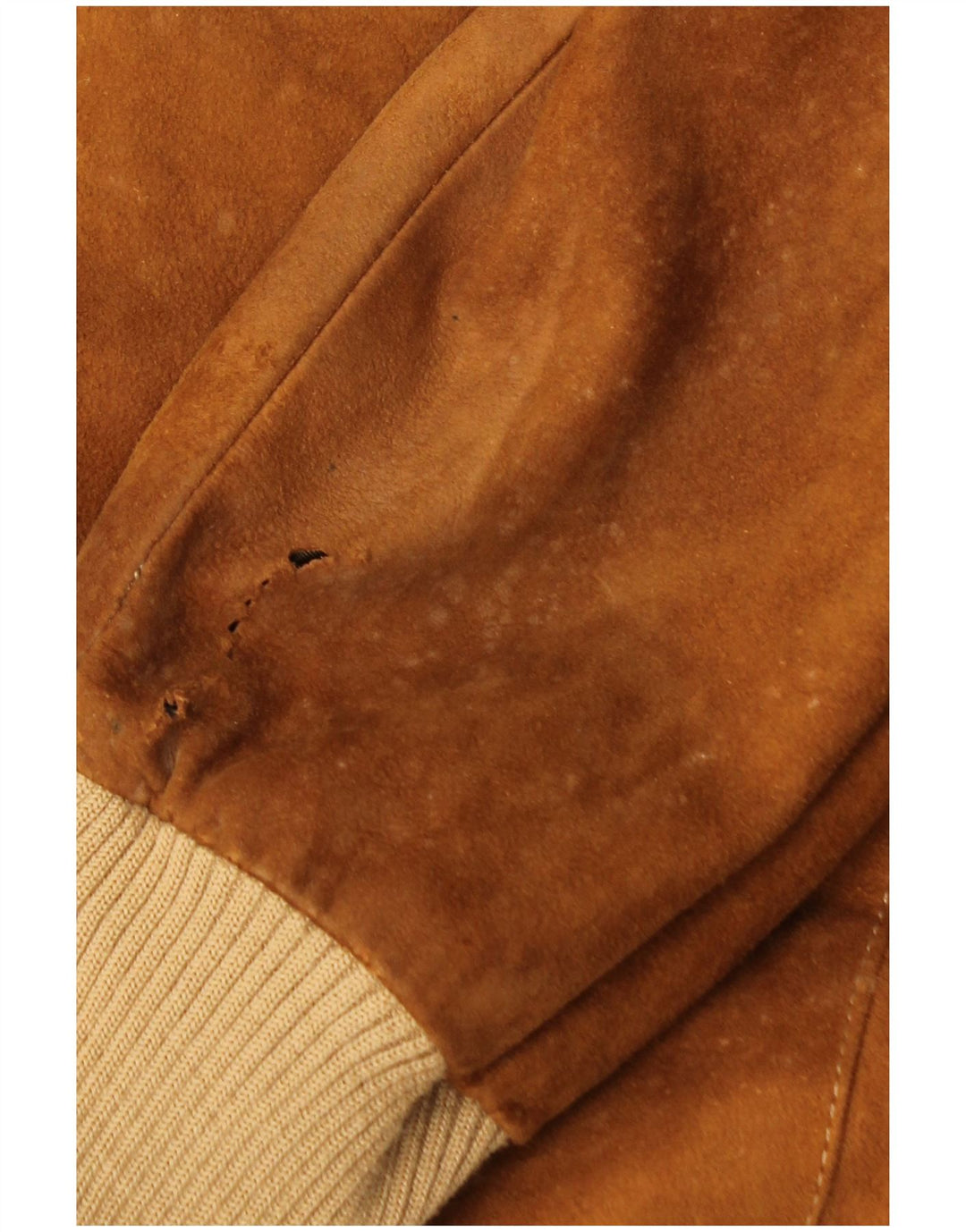 Vintage Ανδρικό Suede Bomber Jacket IT 52 XL Καφέ Δερμάτινο