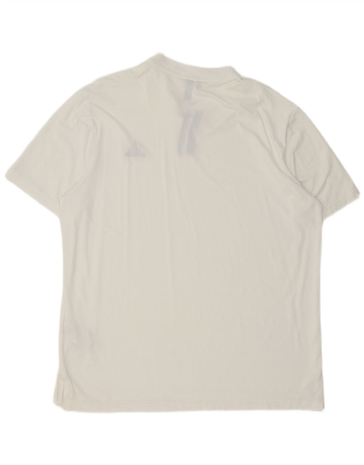 Ανδρικό πουκάμισο Adidas Polo XL Λευκό πολυεστέρα