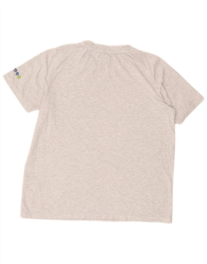 Γυναικείο γραφικό μπλουζάκι Superdry Crop Top 12 μεσαίου γκρι ριγέ