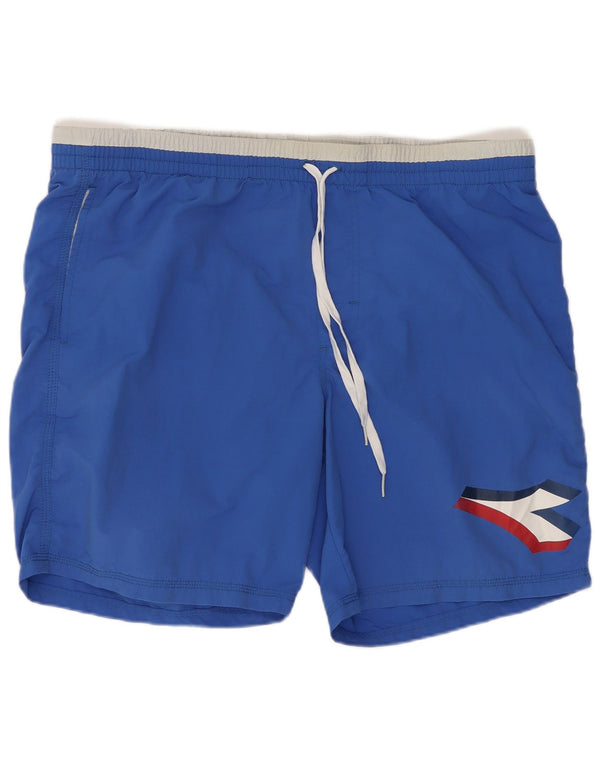 Ανδρικό γραφικό σορτς κολύμβησης Diadora XL Blue Colourblock