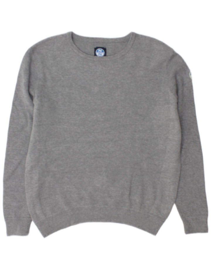 Ανδρικό πουλόβερ North Sails Crew Neck Jumper XL Γκρι βαμβακερό