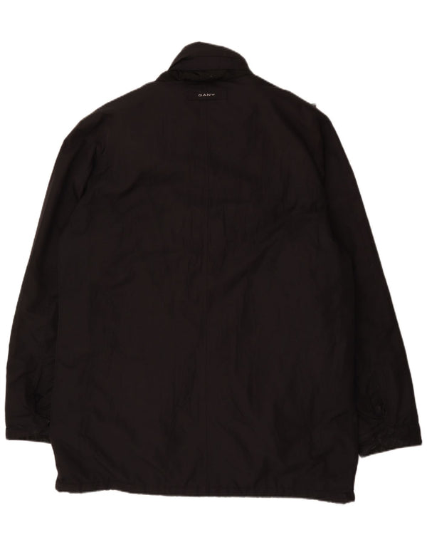 Gant Mens Utility Jacket UK 42 XL Μαύρο Πολυεστέρας