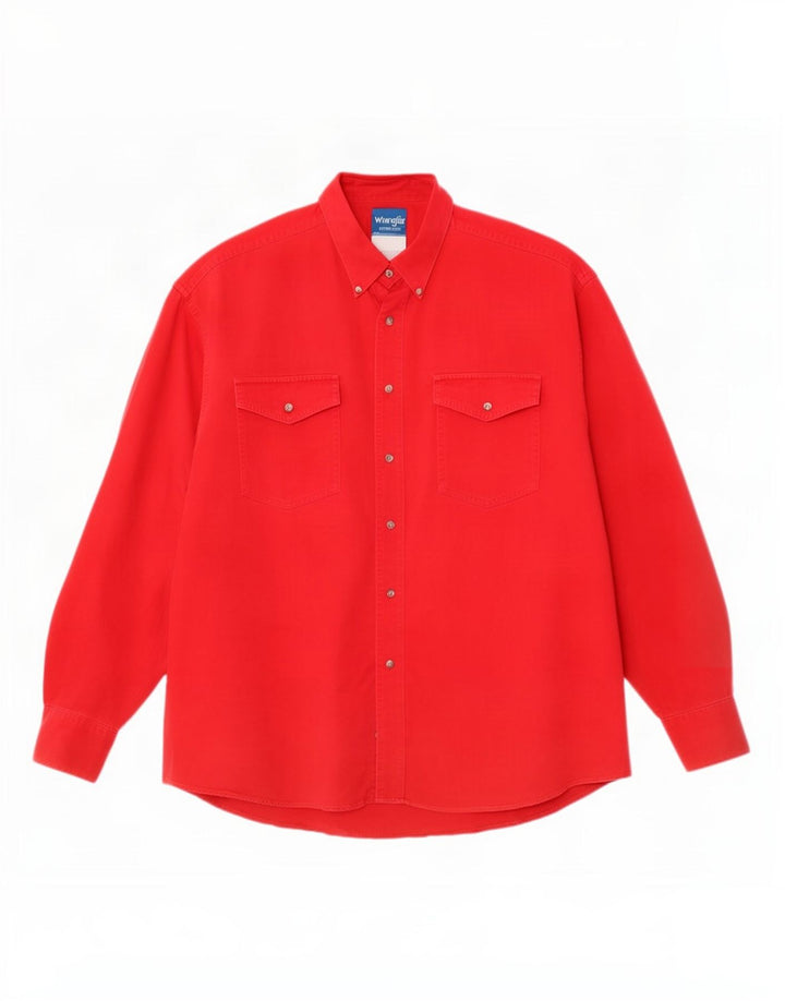 Ανδρικό πουκάμισο Wrangler XL Κόκκινο