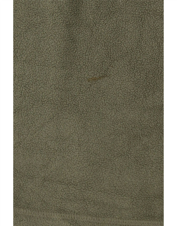 Eddie Bauer Ανδρικό φερμουάρ Fleece Jumper Μεσαίο χακί πολυεστέρας