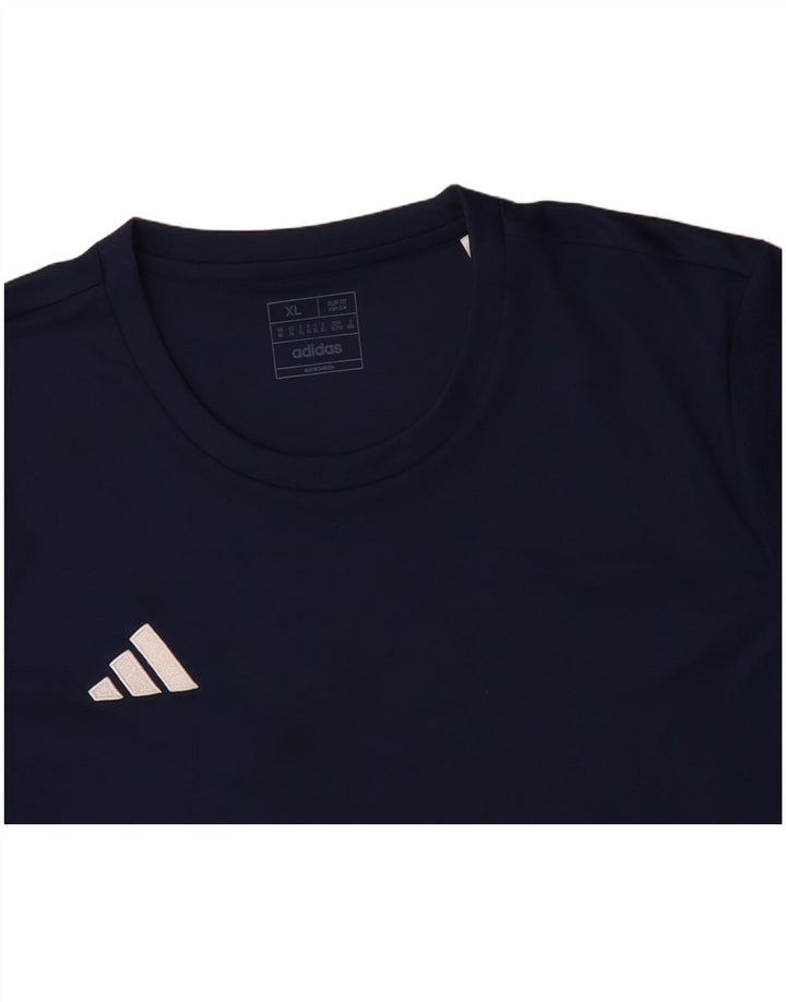 Ανδρικό μπλουζάκι ADIDAS Aeroready Slim Fit Top XL Navy Blue Polyester