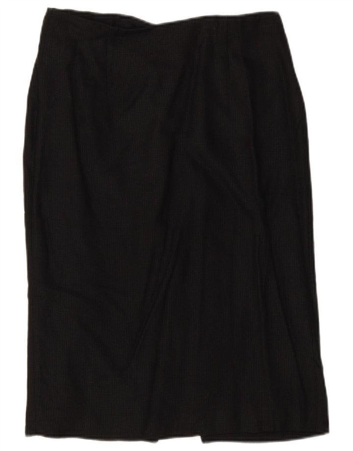 Zara Γυναικεία ίσια φούστα EU 38 Small W28 Black Rayon