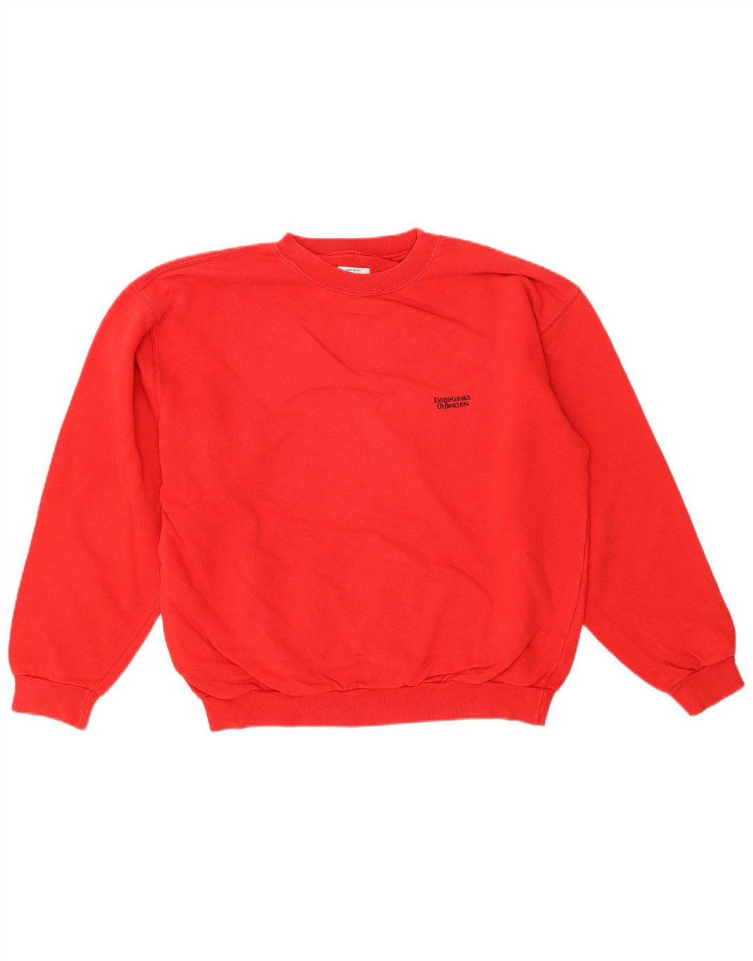 Γυναικεία φούτερ υπερμεγέθης Benetton Jumper UK 14 Medium Red