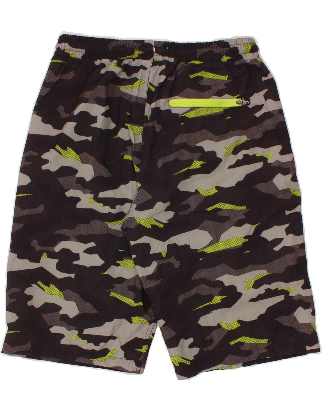 EDDIE BAUER Boys Sport Shorts 15-16 Years XL Grey Camouflage Polyester Vintage Eddie Bauer and Second-Hand Eddie Bauer from Messina Hembry 