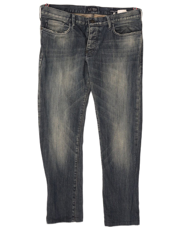 Armani Ανδρικό Slim Jeans W33 L28 Blue Cotton