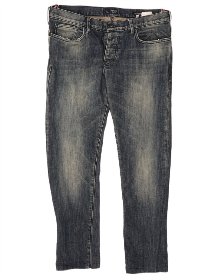 Armani Ανδρικό Slim Jeans W33 L28 Blue Cotton