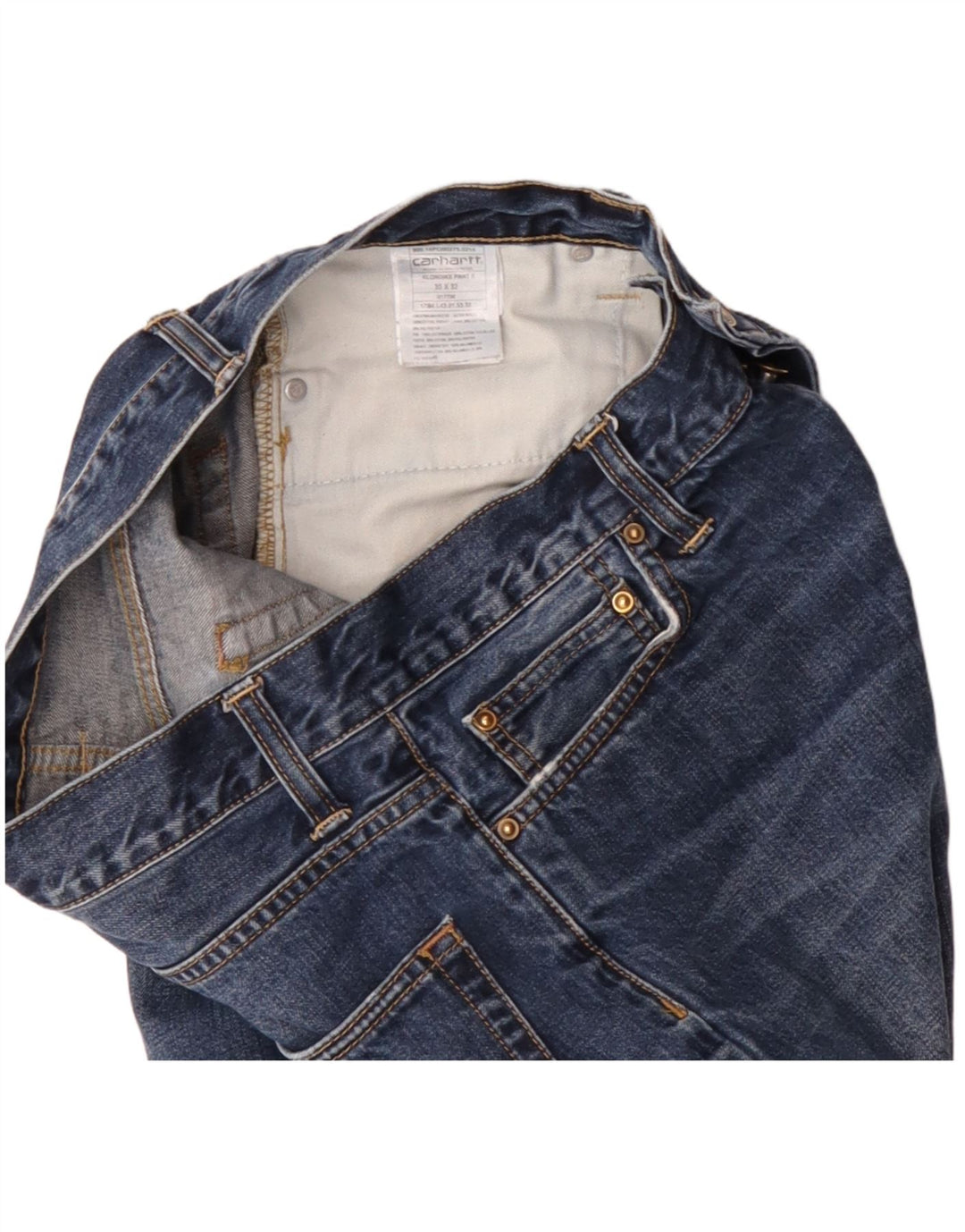 Ανδρικό τζιν Carhartt Klondike ίσιο W30 L32 Μπλε βαμβακερό