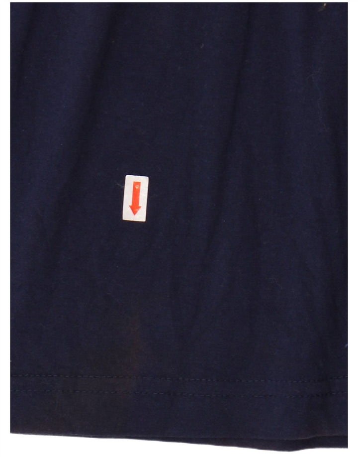 Ανδρικό γραφικό μπλουζάκι FILA Top Medium Navy Blue Βαμβακερό