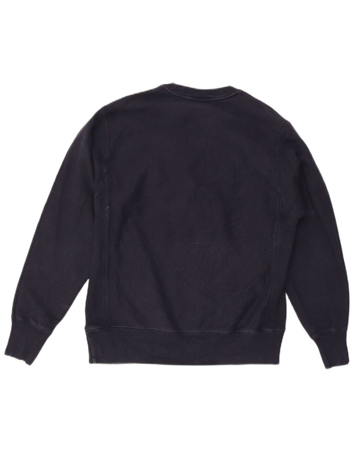 CHAMPION Ανδρικό γραφικό φούτερ Jumper Medium Navy Blue Cotton