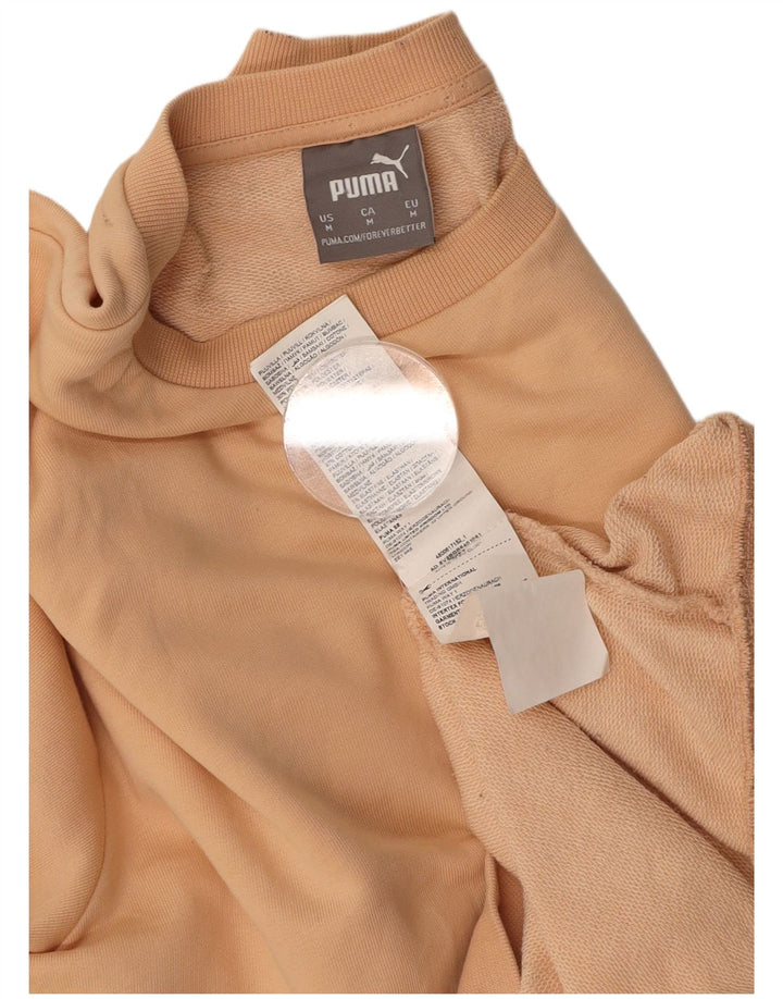 Γυναικείο φούτερ PUMA Oversized Jumper UK 14 Μεσαίο κίτρινο βαμβακερό