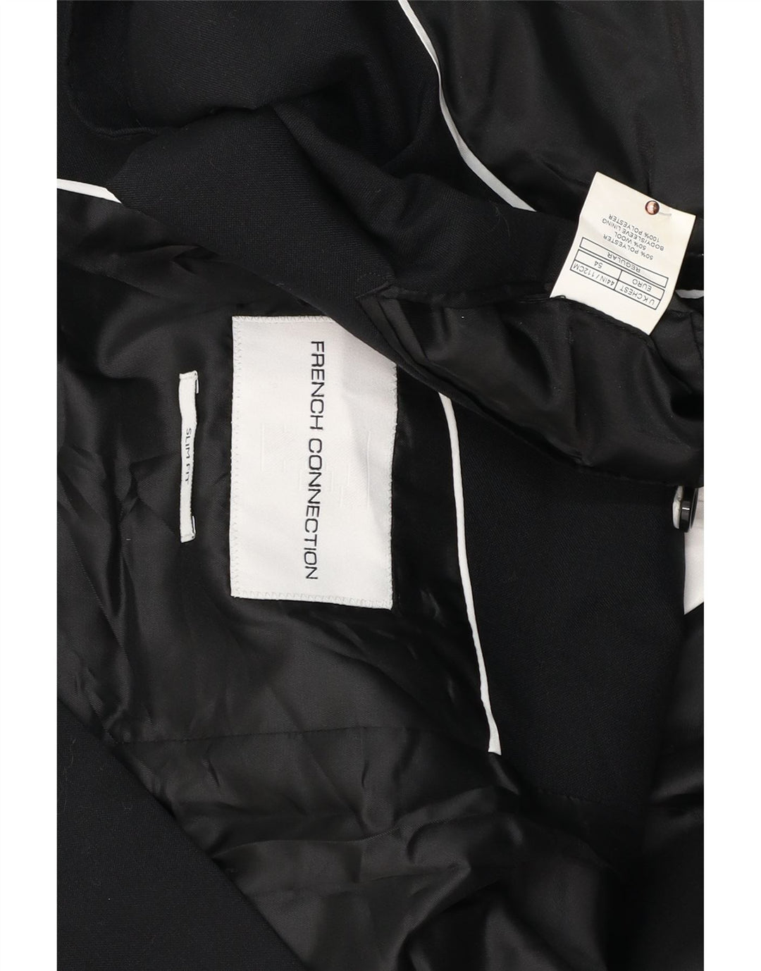 Γαλλικό Connection Ανδρικό μπουφάν με 2 κουμπιά με λεπτή εφαρμογή Blazer UK 44 2XL Navy Blue