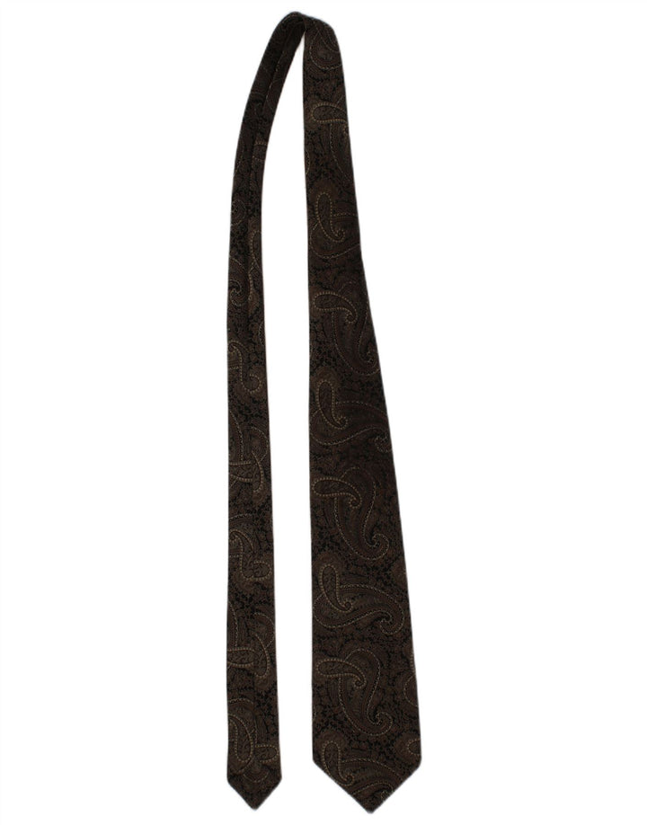 Ανδρική γραβάτα St Michael One Size καφέ Paisley Classic