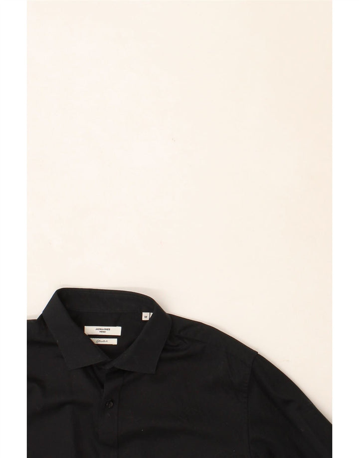 JACK & JONES Mens Shirt Medium Black Cotton Vintage Jack & Jones and Second-Hand Jack & Jones from Messina Hembry 