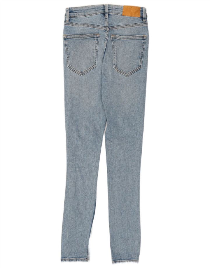 Zara Γυναικείο Skinny Jeans EU 34 XS W24 L27 Μπλε βαμβακερό
