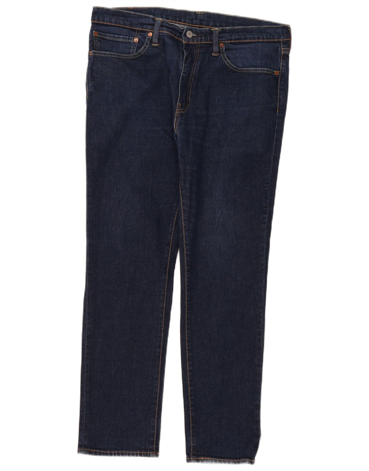 Levi's Mens 511 Slim Jeans W36 L32 Navy Blue Cotton