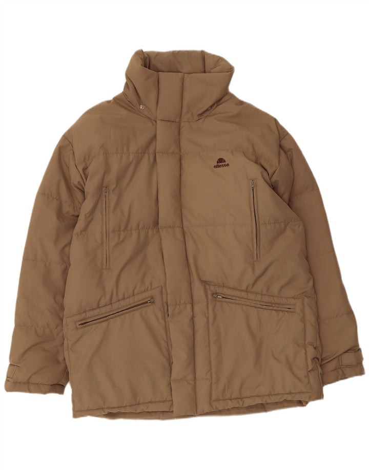 Ανδρικό μπουφάν Ellesse Loose Fit padded UK 36 Small Brown