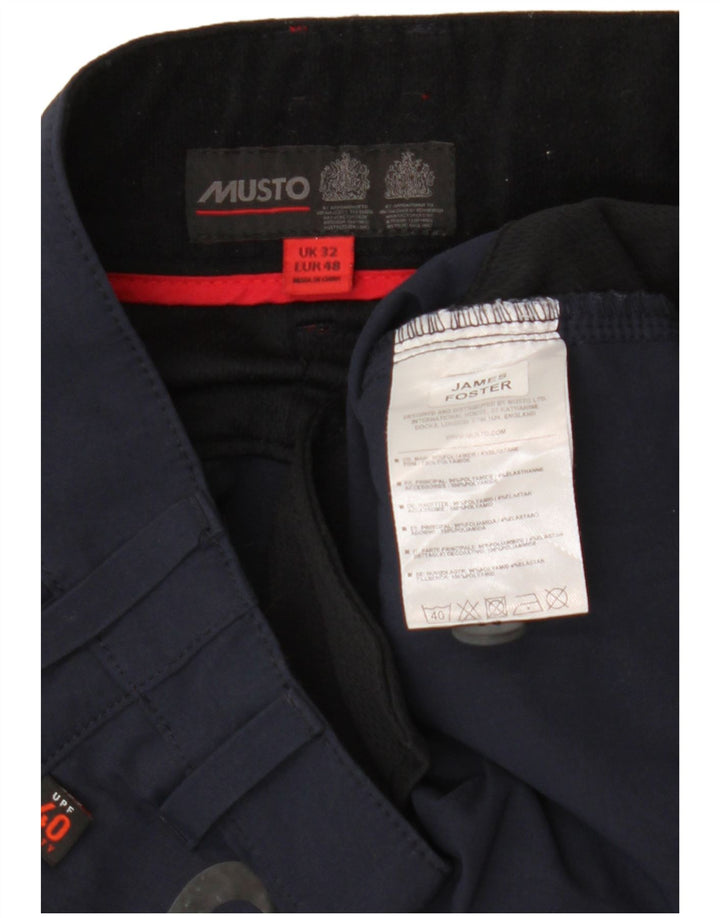 Musto Ανδρικό σορτς Cargo W32 Medium Navy Blue Colourblock Polyamide
