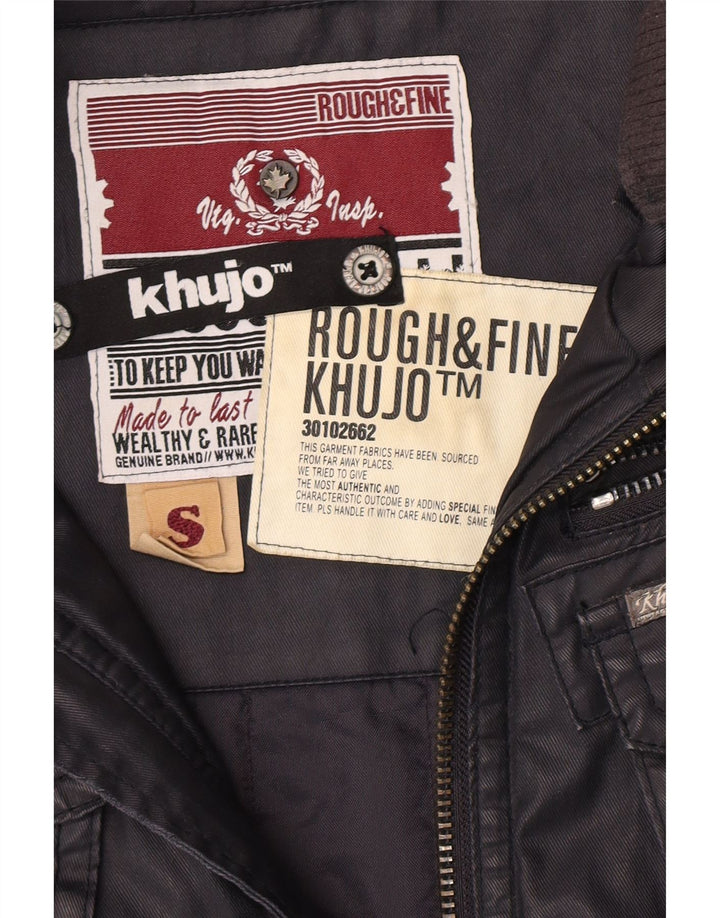 KHUJO Ανδρικό Utility Jacket UK 36 Small Navy Blue