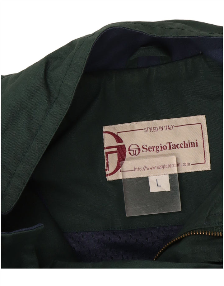 Sergio Tacchini Ανδρικό Utility Jacket UK 40 Large Green