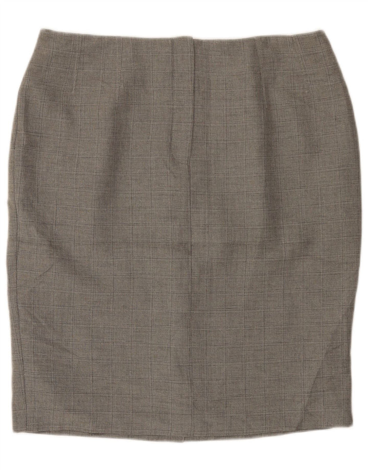 Marks & Spencer Γυναικεία Pencil Φούστα UK 16 Large W36 Grey Polyester