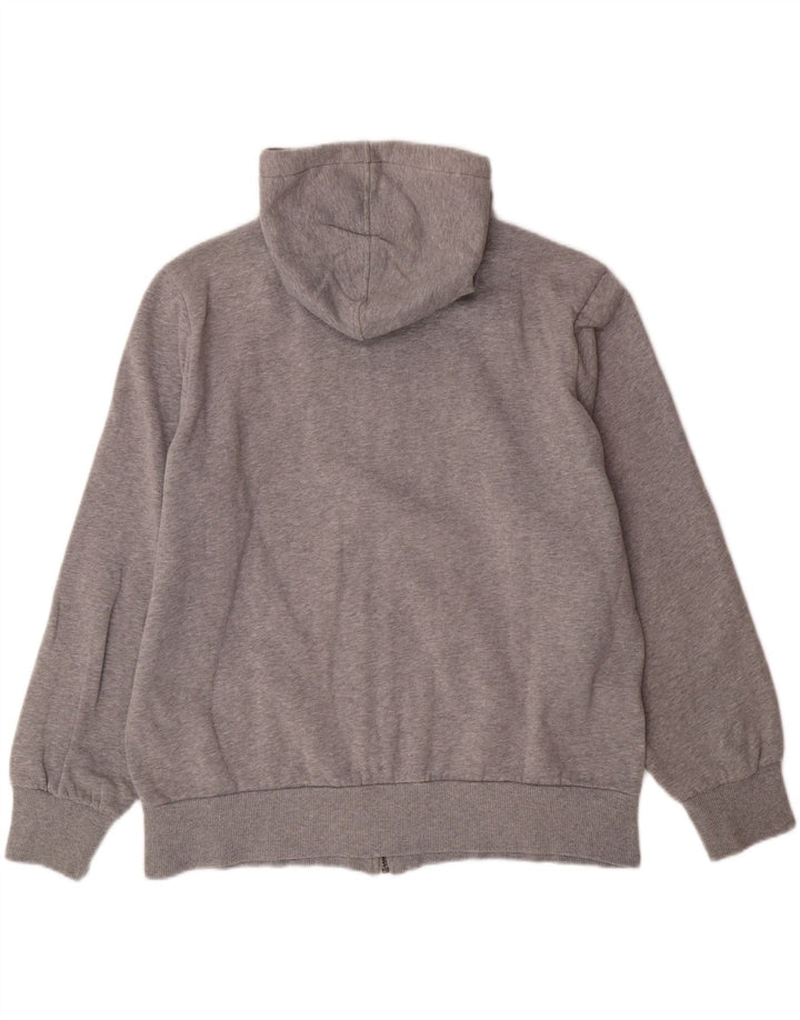 LOTTO Mens Zip Hoodie Sweater Large Grey Vintage Lotto and Second-Hand Lotto from Messina Hembry 