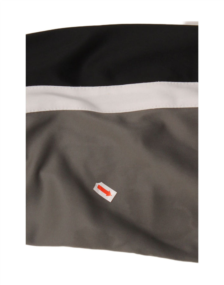 LOTTO Mens Graphic Tracksuit Top Jacket 2XL Black Colourblock Vintage Lotto and Second-Hand Lotto from Messina Hembry 