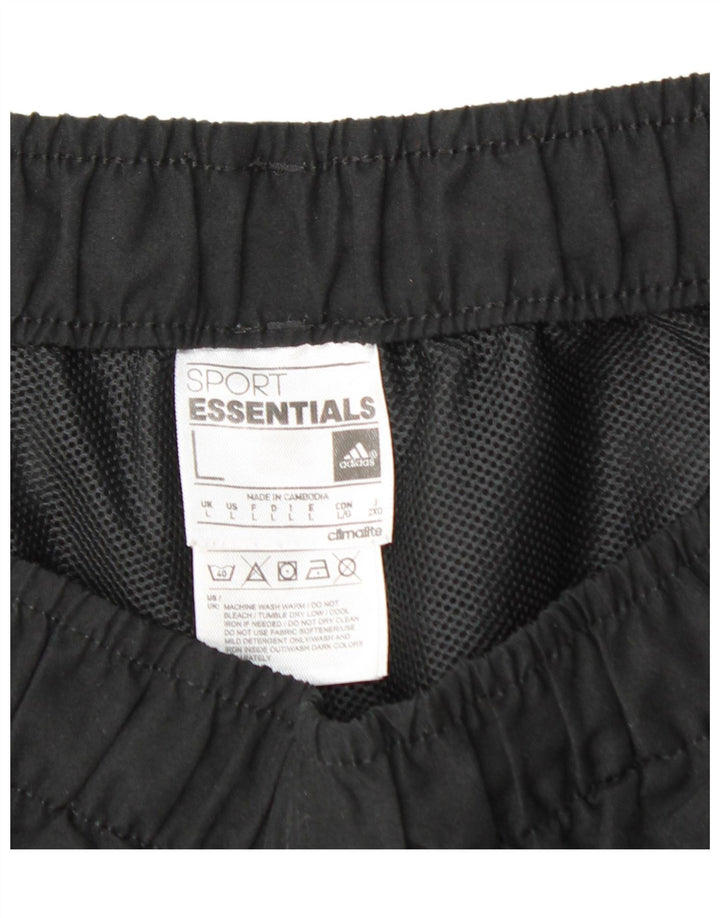 ADIDAS Mens Climalite Swimming Shorts Large Black Polyester