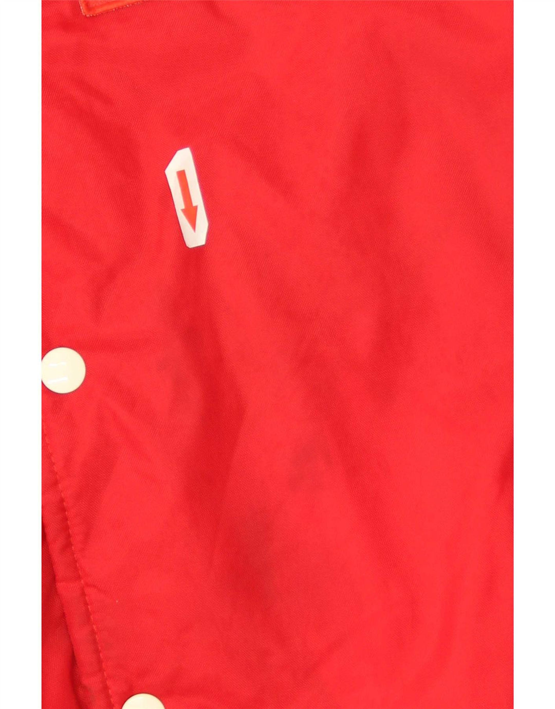 Ανδρικό Vintage Graphic Varsity Jacket UK 38 Medium Red Polyamide