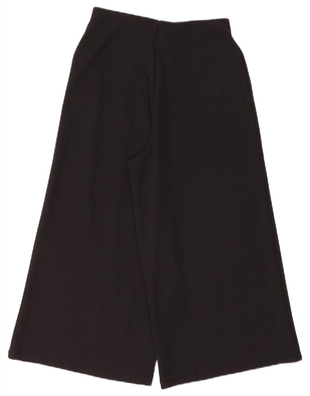 ZARA Γυναικείο Φαρδύ Παντελόνι Κάπρι Μικρό W26 L20 Μαύρο Πολυεστέρας